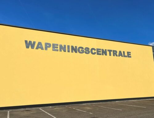 Nieuwe belettering voor de wapeningscentrale