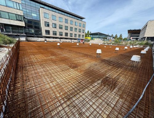 Tussengebouw en parkeerkelder AFAS campus te Leusden