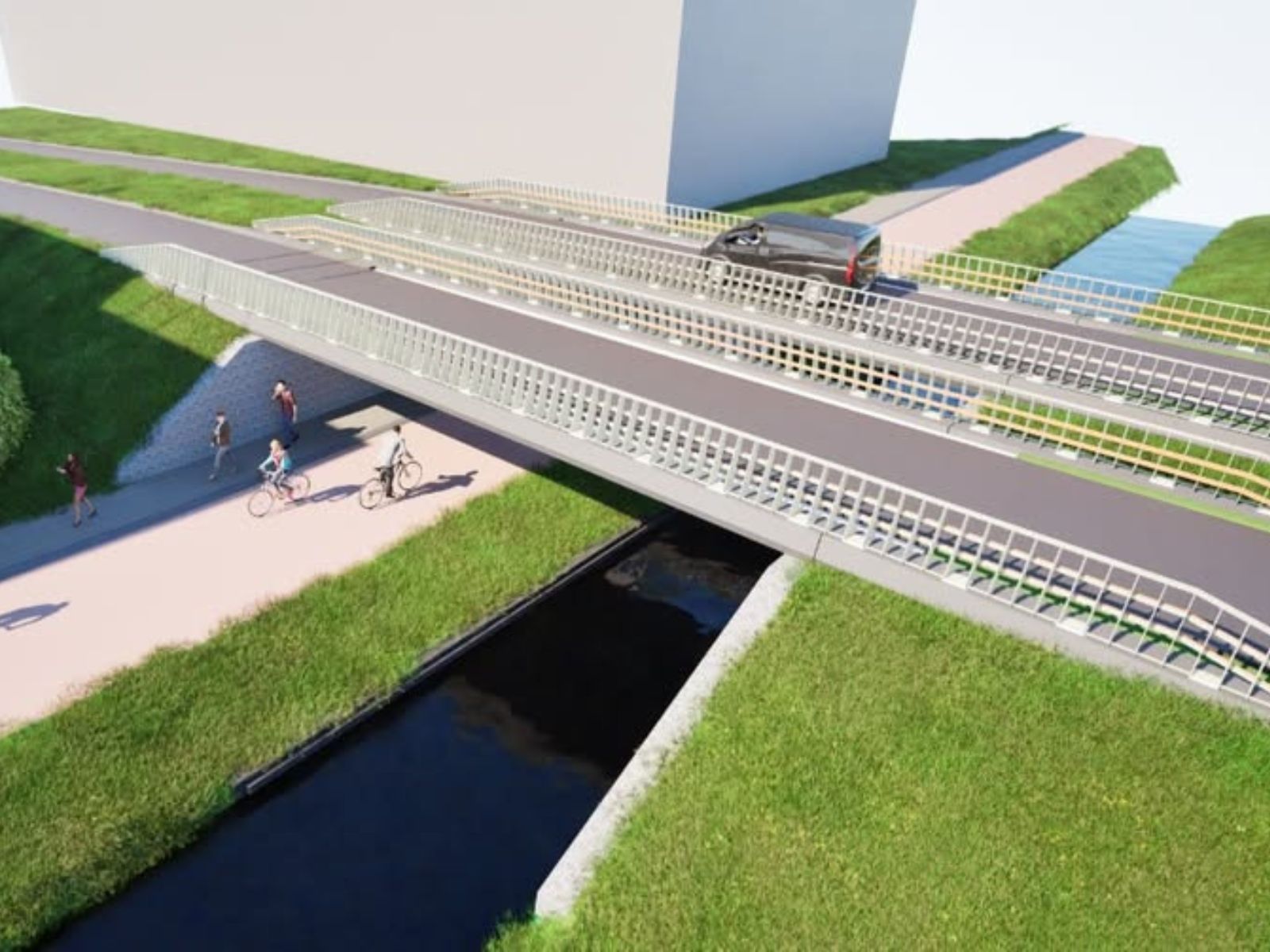 Fietsonderdoorgang Beneluxlaan te Woerden