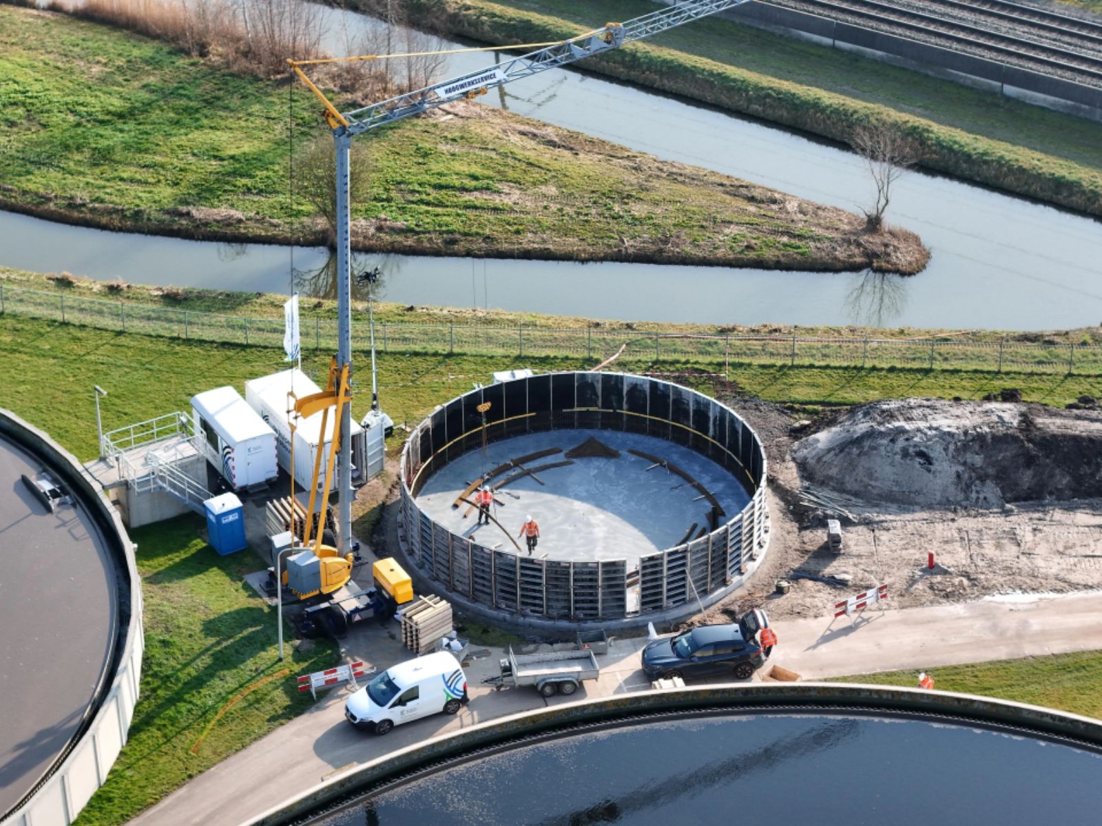 De kuiper Infrabouw, Buffertank te Schelluinen